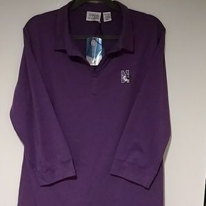 Campus Specialties Ladies Northwestern 3/4 Sleeve